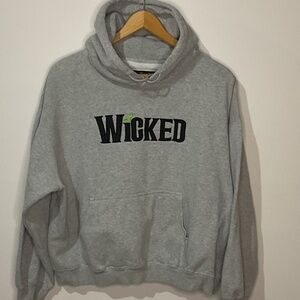 Green for Good Wicked the Musical Sweatshirt Size L